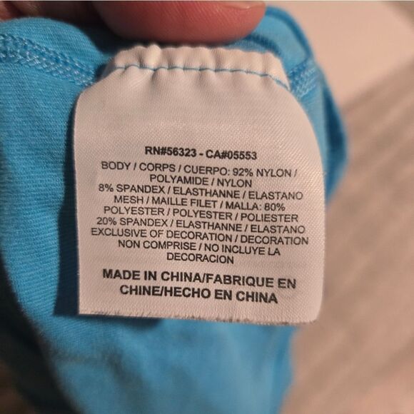 Women’s Nike DRI FIT 1/4 Zip Pullover Jacket Size Small Light Blue - Picture 13 of 13